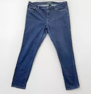 Lauren Ralph Lauren Jeans Damen 14 Blau Modern Skinny Slim Stretch Green Label - Bild 1 von 11