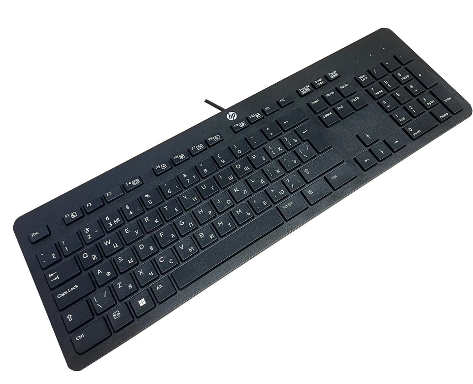 HP KU-1469 803181-251 Slim USB Tastatur Keyboard Russisch Kyrillisch QWERTY - Bild 1 von 1