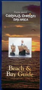 Padre Island Corpus Christi Bay Area Beach and Bay Guide Broschüre Broschüre Texas - Bild 1 von 2