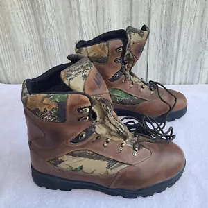 Magnum Hunting Hiking Sportsman Boots Camo/Leather Thermostat Men's Size 13 Vtg - Picture 1 of 17
