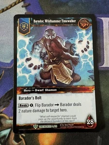 World of Warcraft TCG Timewalkers 3/30 Barador, Wildhammer Timewalker arte antiguo - Imagen 1 de 2