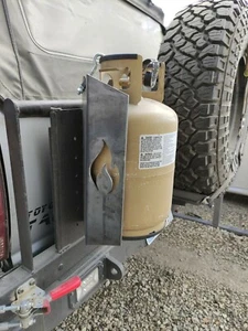 11 Lb Propane Tank Cylinder Mount for Camping, Overlanding, Off Road, Custom - Picture 1 of 10