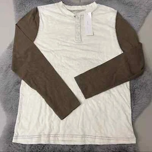 NWT peek kids Henry cream long sleeve shirt size xxl - Picture 1 of 7