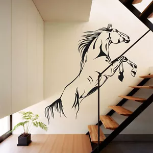 Salto a Ostacoli Cavallo Muro Arte Adesivi Vinile Decalcomania Alla Casa Grafica - Bild 1 von 7