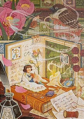 Puzzle 1000pz Sogni Di Carta Art By Martina Brancato - Immagine 1 di 2