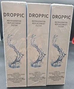 Droppic 3 Pack YNLT001 For LG LT700P Refrigerator Replace Filter New For Kenmore - Picture 1 of 4