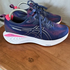 Zapatos para correr Asics Gel Cumulus 25 1012B441 para mujer negros rosas PureGEL Rave talla 10 - Imagen 1 de 13