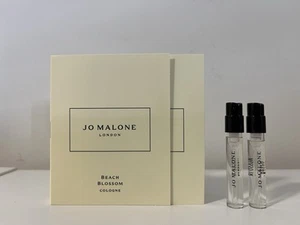 2 X Jo Malone Beach Blossom Cologne 0.05oz/ 1.5mL Perfume Sample Spray - Picture 1 of 3