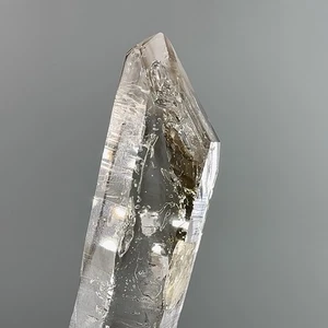 Moving Bubble! RARE Museum Grade Optical Clarity Brandberg Smoky Quartz Enhydro - Foto 1 di 10