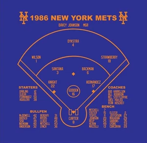 New York Mets 1986 World Champions T-Shirts Erwachsene Medium - Bild 1 von 2