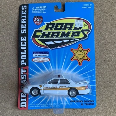 1998 Road Champs Illinois State Police Trooper Ford Crown Victoria Police 1/43 - Image 1 of 4