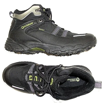 Botas al Tobillo ICEBUG Speed Ice BuGrip 10.5 Negras IMPERMEABLES Senderismo PUNTAS Invierno Foto 1 de 4