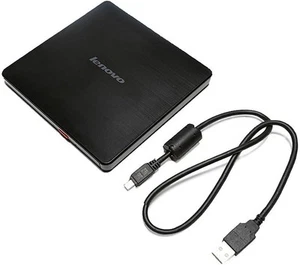 Lenovo Slim DVD-Brenner DB65 (888015471) - Schwarz, kompatibel und leistungsstar - Afbeelding 1 van 5