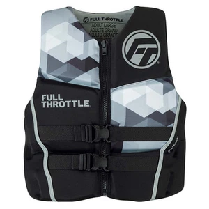 Full Throttle Men's Rapid-Dry Flex-Back Life Jacket - 2XL - Black/Grey 142500... - Picture 1 of 2