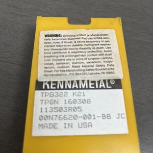 Kennametal Tpg322 K21 Tpgn 160308 14 Stück - Bild 1 von 3