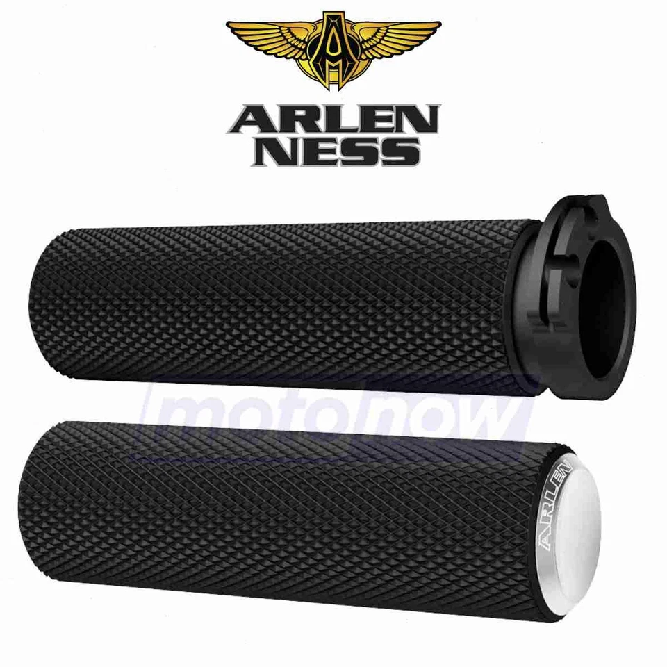 Arlen Ness Fusion Series Grips for 1990-2017 Harley Davidson FLSTF Fat Boy - rb Foto 1 de 4