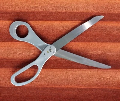 Tesoura extragrande 25” fita corte cerimonial grande abertura resistente NOVO - Imagem 1 de 4