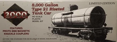 Proto 2000 #38311 8K Gal Type 21 Riveted Tank Car D.O.W.X. Dow Chemical Co. KIT - Image 1 of 3