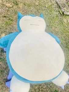 MASSIVE LIFE SIZE 5 Foot POKÉMON SNORLAX 57”x58”x18” Beanbag Pillow Plush 31Lbs - Picture 1 of 10