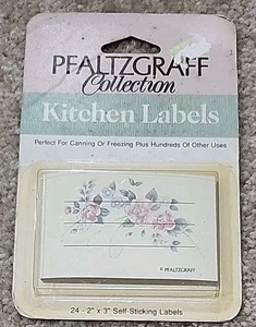 Vintage 24 Pfaltzgraff Küchenetiketten Teerose Sammlung Neu aus altem Lagerbestand, selten - Bild 1 von 4