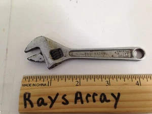LLAVE AJUSTABLE PROTO 704 VINTAGE 4 1/2” HECHA EN EE. UU. - Imagen 1 de 8