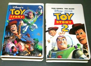 DISNEY'S * TOY STORY & TOY STORY II * KINDER VHS VIDEOBÄNDER - BEIDE IN FÄLLEN - Bild 1 von 3