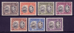 GRENADA — SCOTT 133a//141a — 1938-42 KGVI AUSGABE P131/2 X 121/2 — MH — SCV 25 $ - Bild 1 von 2