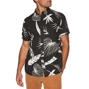 NWT Banks Journal Mens produce camisa de manga corta en negro sucio Sz S - Imagen 1 de 9
