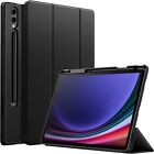 Case for Samsung Galaxy Tab S9 Plus 12.4 Inch with S Pen Holder, Soft TPU Tri-Fo
