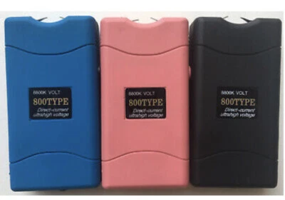 (3)Rechargeable Stun Gun with LED Light - Free Taser Holster ，USA seller！