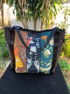 CARTEL DE CINTURÓN DE SEGURIDAD HARVEYS STAR WARS BOLSO DE MANO MONEDERO DE TRIOLOGÍA Foto 1 de 4