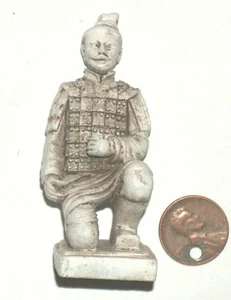 Figura de repuesto de ajedrez WHT arcilla de terracota chino asiático pieza de ajedrez en muy buena condición - Imagen 1 de 3