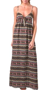 NUEVO Vestido Maxi Largo Cami Floral Rosa Visón 'Angelina', Talla XS $118 - Imagen 1 de 5