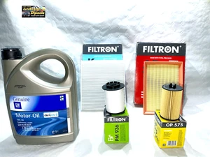 KIT TAGLIANDO OPEL MOKKA X 1.6 CDTI 81 100 KW 110 136 CV 5L OPEL 5W30 + 4 FILTRI - Foto 1 di 3