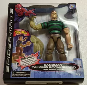 Thinkway Toys Spider-Man 3 Sandman Talking Room Guard Bewegungssensor Spielset NEU - Bild 1 von 6
