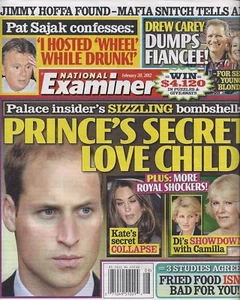 National Examiner Magazine February 20 2012 Prince William Drew Carey Pat Sajak - Imagen 1 de 1