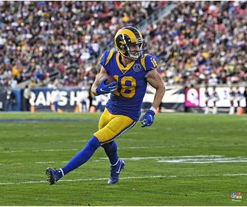 Cooper Kupp Los Angeles Rams Unsigned Catching Photograph Cover