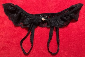 SISSY FETISH CROSSDRESSER OPEN CROTCH SPANKING PANTIES - Imagen 1 de 2