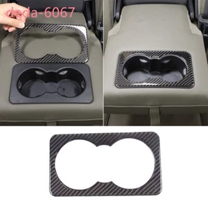 Carbon Fiber Car Rear Water Cup Holder Panel Cover For Land Rover Defender 2020+ - Bild 1 von 11