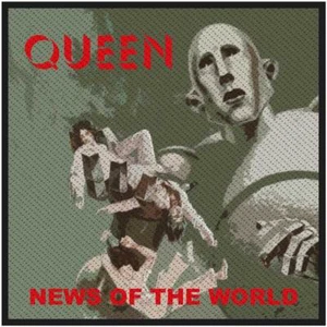 Queen News of the World sew-on cloth patch 100mm x 100mm - Picture 1 of 1