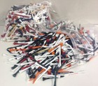 1000 Overrun and Misprinted 2 3/4" Wood Golf Tees, New and Unused Misprint 2x500
