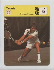 1977-79 Sportscasters Series 01 Lausanne A Jimmy Connors #01-18