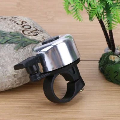 FLICK BELL RINGER Bicicleta Seguridad Cromo Aluminio Manillar Marco Manillar Foto 1 de 4