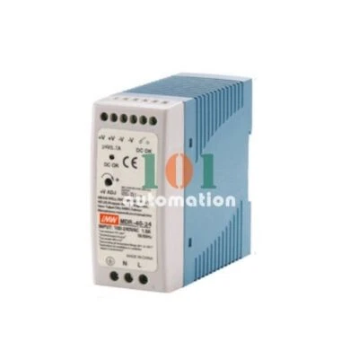 1PCS NEW FOR MVV+MING WEIL Rail switching power source MDR-40-24 24V/1.7A - Image 1 of 3