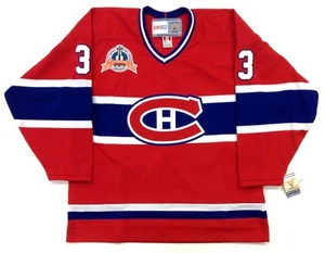 JERSEY PATRICK ROY MONTREAL CANADIENSES 1993 STANLEY CUP CCM DE COLECCIÓN TALLA PEQUEÑA - Imagen 1 de 5
