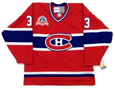 CAMISETA VINTAGE PATRICK ROY MONTREAL CANADIENSES 1993 COPA STANLEY CCM TALLA PEQUEÑA Foto 1 de 4