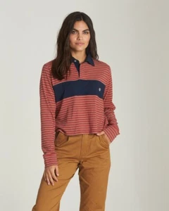 Neu Neu mit Etikett Element Bliss Miss Damenshirt Oberteil Langarm Knopfverschluss Größe S - Bild 1 von 3