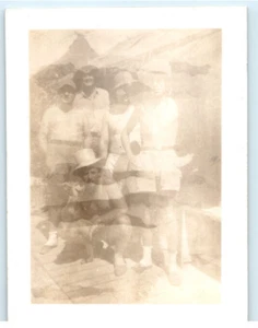 Vintage Photo 1944, US Navy WW2, Sailors, Candid Shirtless, Top Hat B, 3.5 x 2.5 - Picture 1 of 2