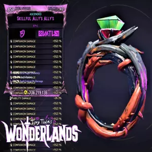 (PS/XBOX/PC) TINY TINA WONERLANDS ❗MODIFICADO❗ Skillful Ally's 💍 Nivel 40 - Imagen 1 de 1