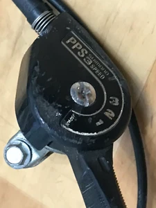 Fahrrad Lenker-Klickschalter mit Zug. Kettenschaltung 3-Gang SHIMANO SPEED - Bild 1 von 4